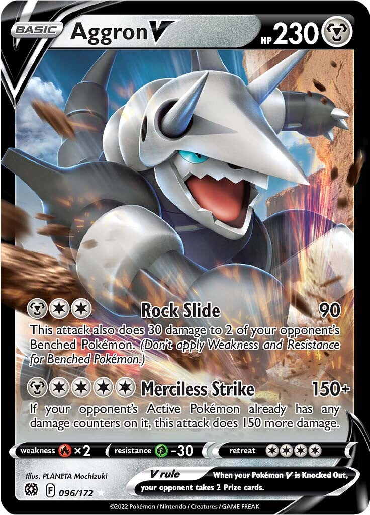 Aggron V (096/172) [Sword & Shield: Brilliant Stars] | L.A. Mood Comics and Games