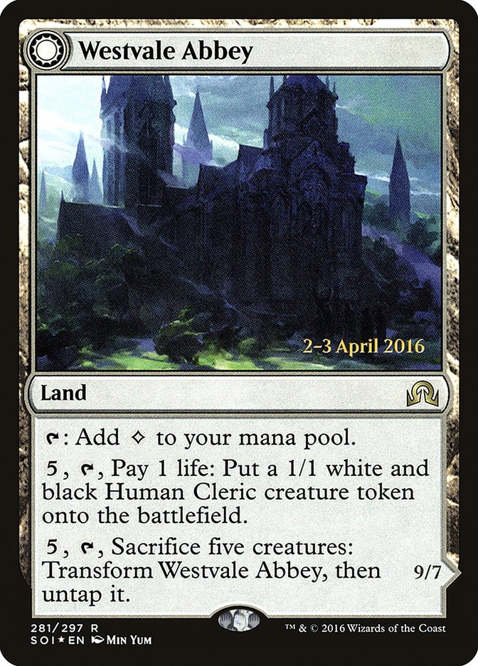 Westvale Abbey // Ormendahl, Profane Prince [Shadows over Innistrad Prerelease Promos] | L.A. Mood Comics and Games