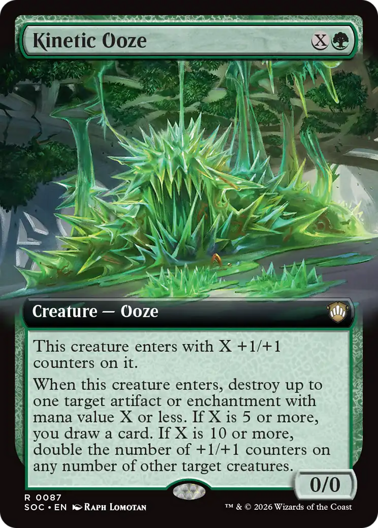 Kinetic Ooze (Extended Art) [Secrets of Strixhaven Commander] | L.A. Mood Comics and Games