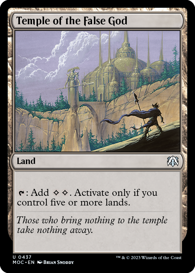 Temple of the False God [March of the Machine Commander] | L.A. Mood Comics and Games