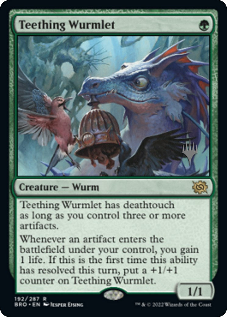 Teething Wurmlet (Promo Pack) [The Brothers' War Promos] | L.A. Mood Comics and Games