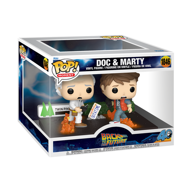POP MOMENT BACK TO THE FUTURE - DOC & MARTY | L.A. Mood Comics and Games
