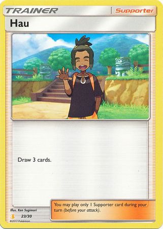 Hau (23/30) [Sun & Moon: Trainer Kit - Alolan Raichu] | L.A. Mood Comics and Games