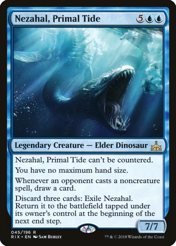 Nezahal, Primal Tide [Rivals of Ixalan] | L.A. Mood Comics and Games