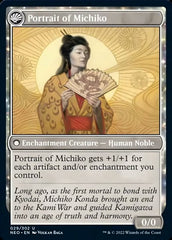 Michiko's Reign of Truth // Portrait of Michiko [Kamigawa: Neon Dynasty] | L.A. Mood Comics and Games