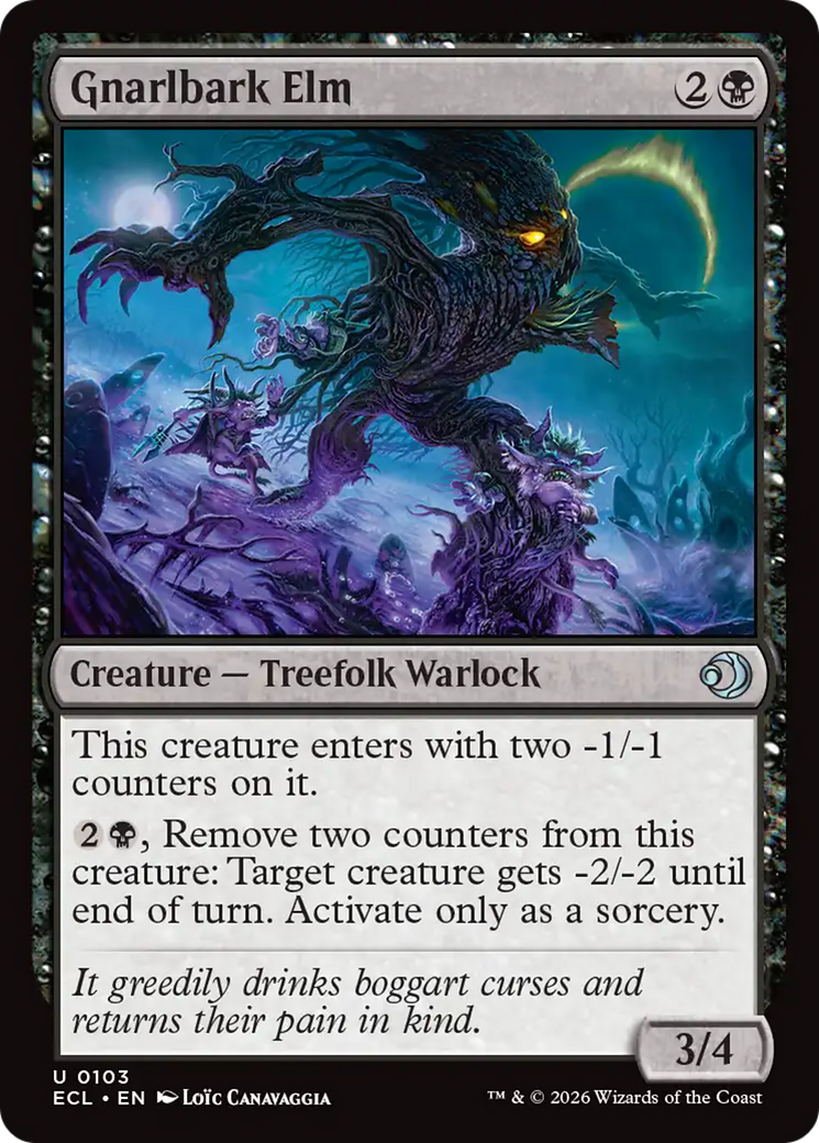 Gnarlbark Elm [Lorwyn Eclipsed] | L.A. Mood Comics and Games