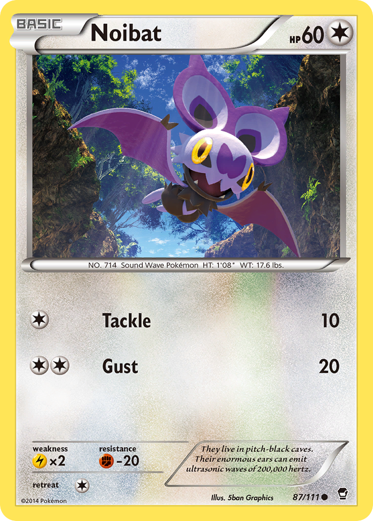 Noibat (87/111) [XY: Furious Fists] | L.A. Mood Comics and Games