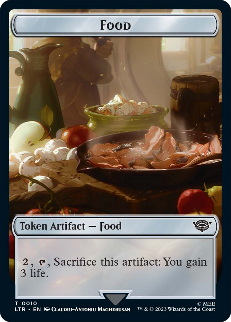 Food (10) // Orc Army (05) Double-Sided Token [The Lord of the Rings: Tales of Middle-Earth Tokens] | L.A. Mood Comics and Games