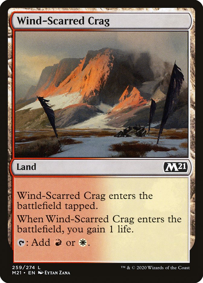 Wind-Scarred Crag [Core Set 2021] | L.A. Mood Comics and Games