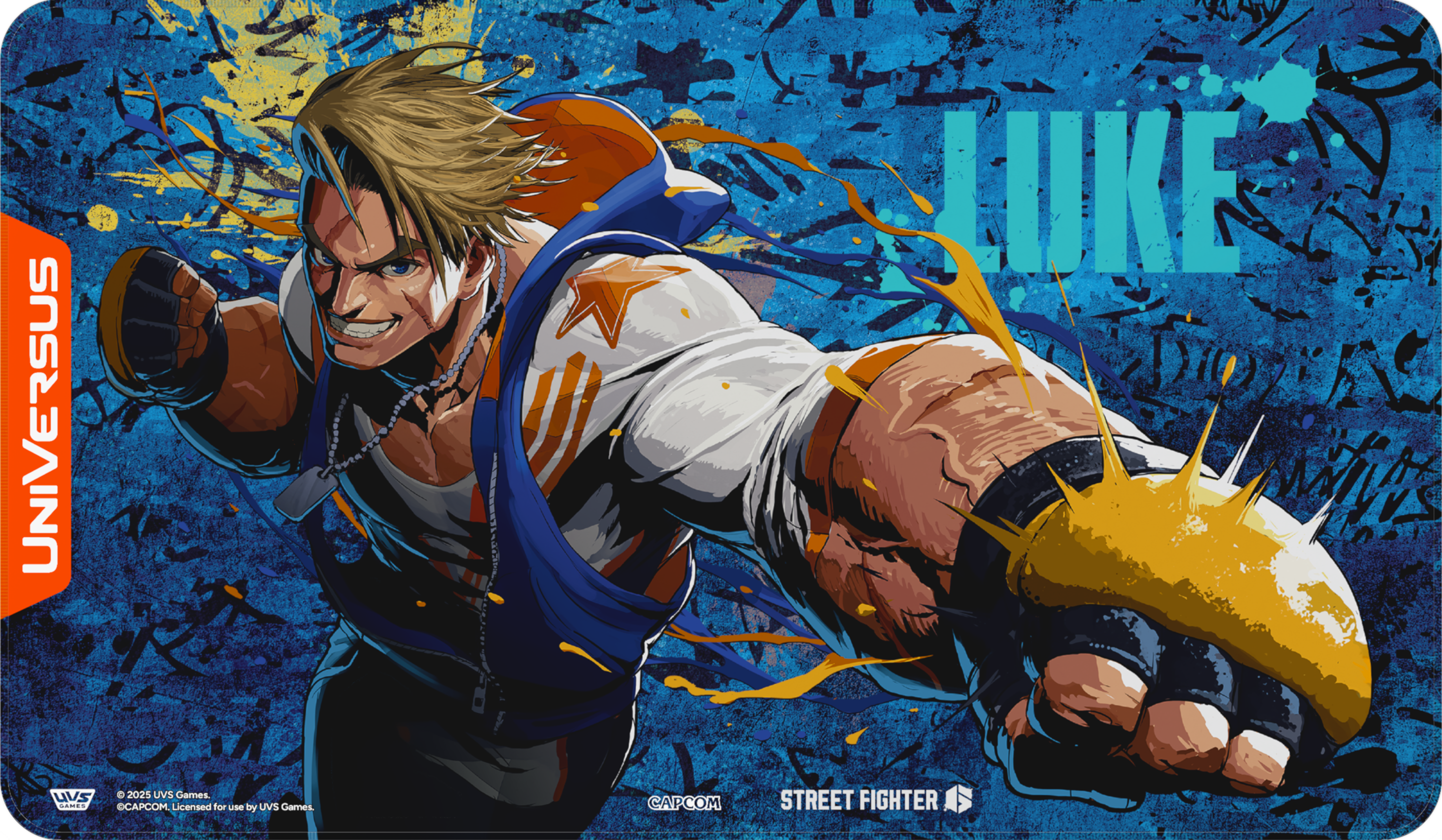 Playmat: Street Fighter 6 Challenger Series Luke | L.A. Mood Comics and Games