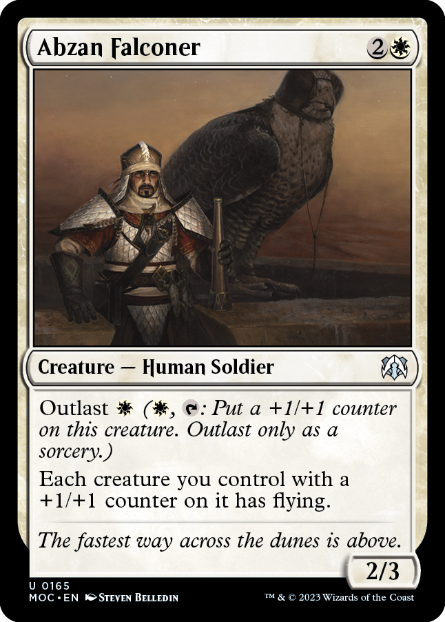 Abzan Falconer [March of the Machine Commander] | L.A. Mood Comics and Games