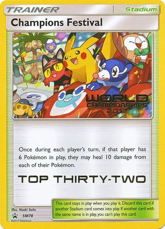 Champions Festival(SM78) (2017 Top Thirty Two) [Sun & Moon: Black Star Promos] | L.A. Mood Comics and Games