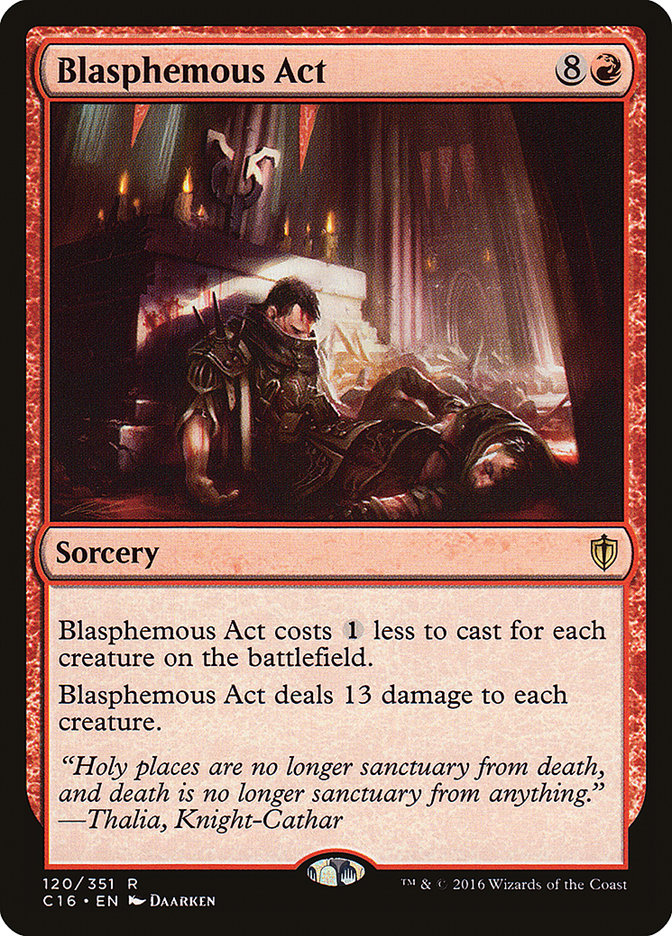 Blasphemous Act [Commander 2016] | L.A. Mood Comics and Games