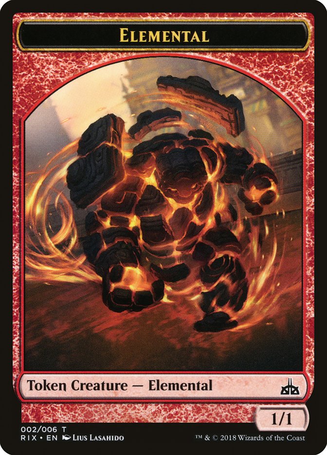 Elemental Token (002/006) [Rivals of Ixalan Tokens] | L.A. Mood Comics and Games