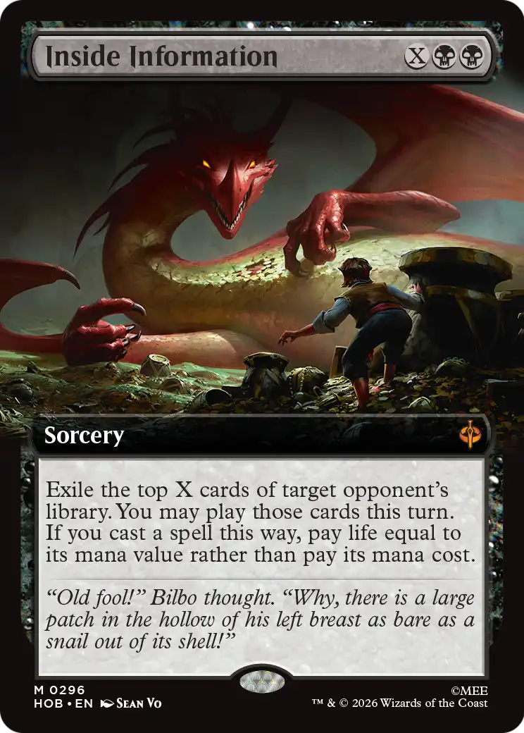 Inside Information (Extended Art) [The Hobbit] | L.A. Mood Comics and Games