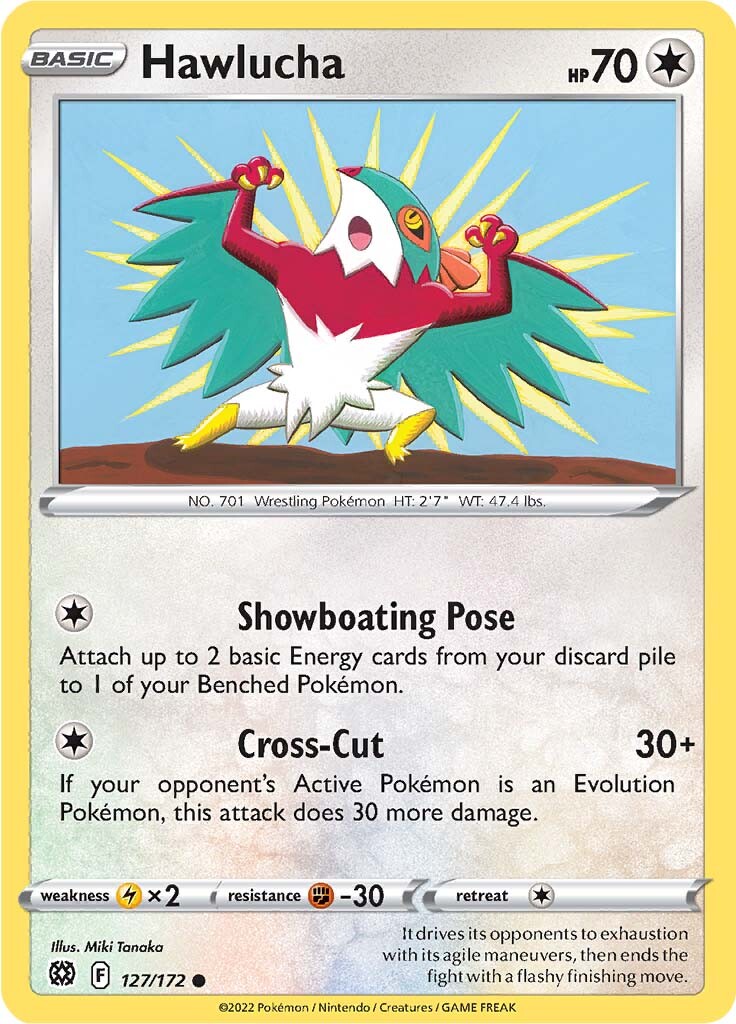 Hawlucha (127/172) [Sword & Shield: Brilliant Stars] | L.A. Mood Comics and Games