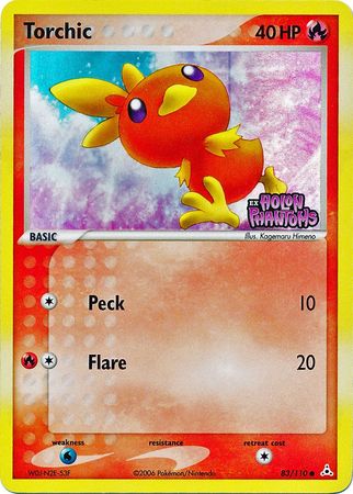 Torchic (83/110) (Stamped) [EX: Holon Phantoms] | L.A. Mood Comics and Games