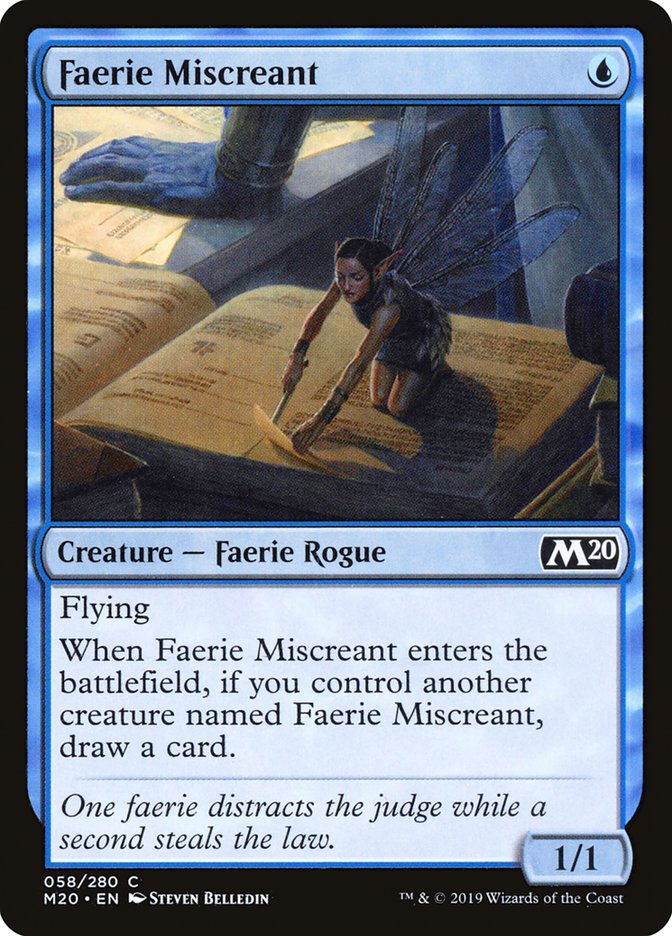 Faerie Miscreant [Core Set 2020] | L.A. Mood Comics and Games