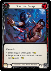 Short and Sharp (Red) [BEN013] (Outsiders Benji Blitz Deck) | L.A. Mood Comics and Games