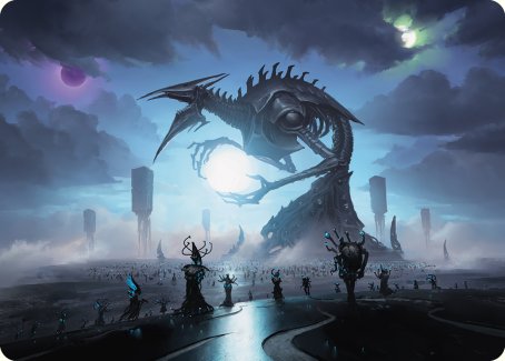 Blue Sun's Twilight Art Card [Phyrexia: All Will Be One Art Series] | L.A. Mood Comics and Games