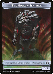 Phyrexian Goblin // The Hollow Sentinel Double-Sided Token [Phyrexia: All Will Be One Tokens] | L.A. Mood Comics and Games