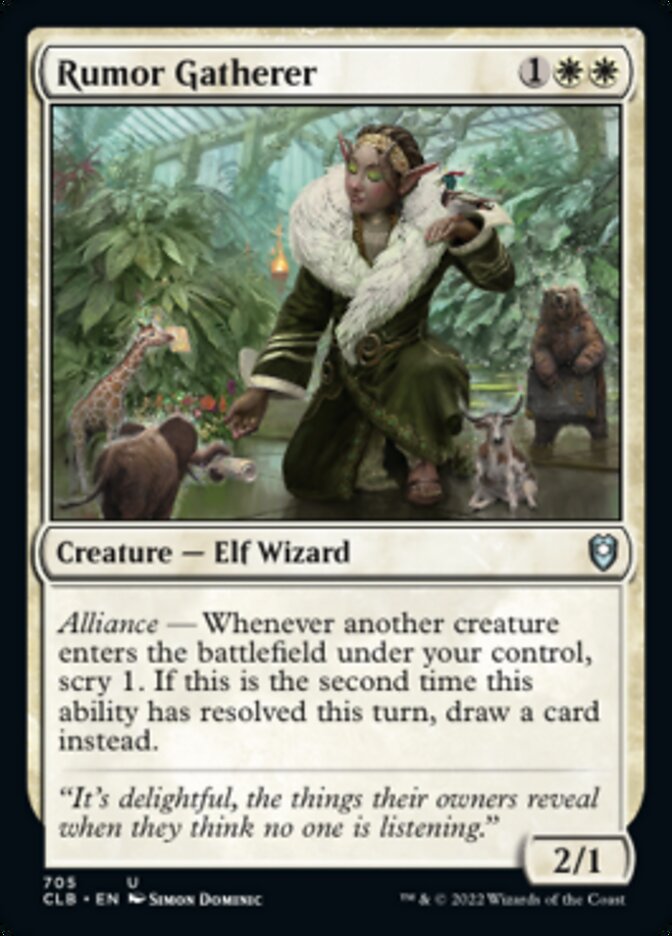 Rumor Gatherer [Commander Legends: Battle for Baldur's Gate] | L.A. Mood Comics and Games