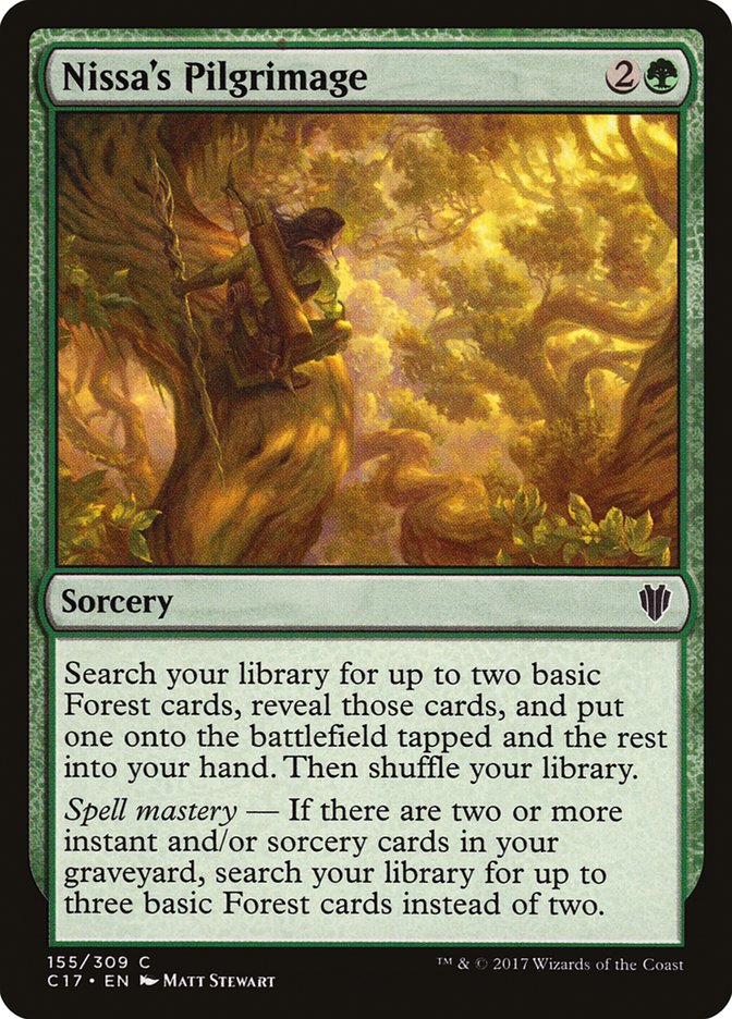 Nissa's Pilgrimage [Commander 2017] | L.A. Mood Comics and Games