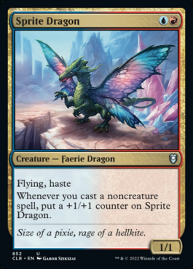 Sprite Dragon [Commander Legends: Battle for Baldur's Gate] | L.A. Mood Comics and Games