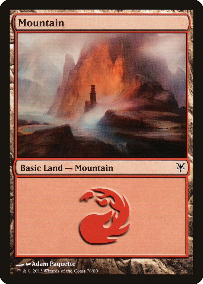 Mountain (76) [Duel Decks: Sorin vs. Tibalt] | L.A. Mood Comics and Games