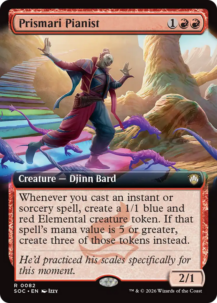 Prismari Pianist (Extended Art) [Secrets of Strixhaven Commander] | L.A. Mood Comics and Games