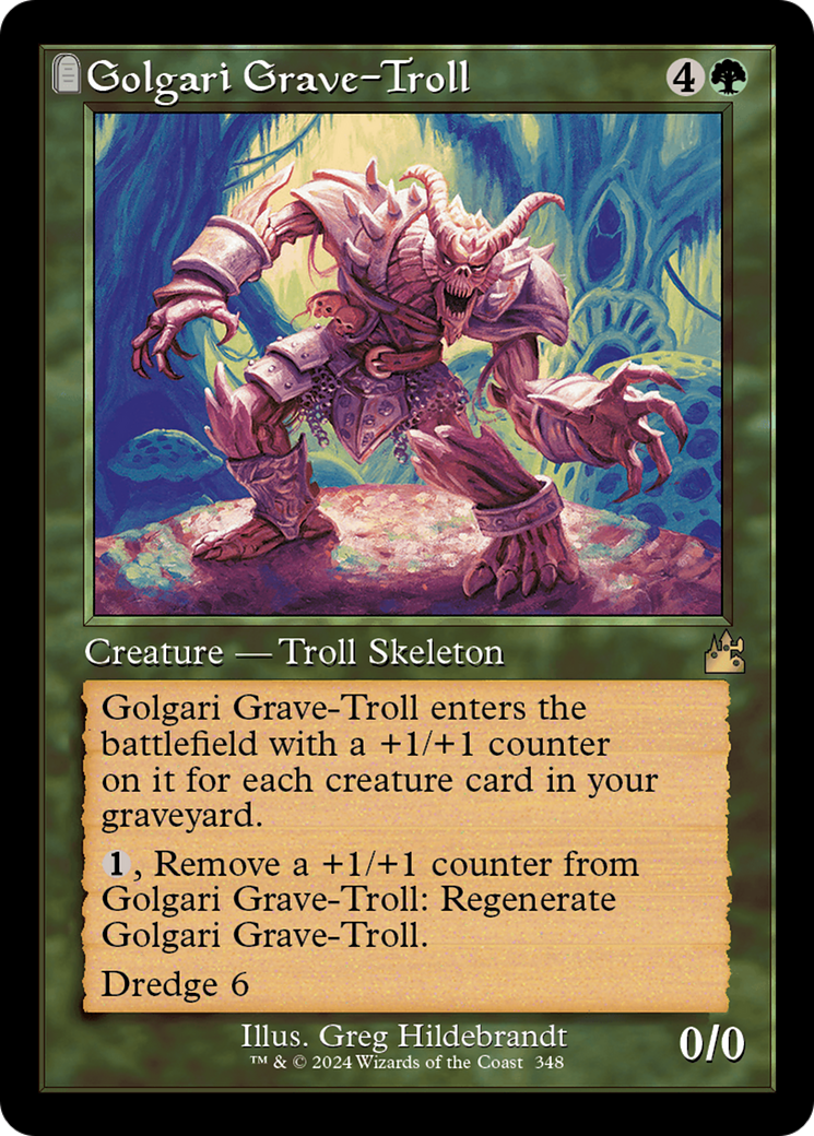 Golgari Grave-Troll (Retro Frame) [Ravnica Remastered] | L.A. Mood Comics and Games