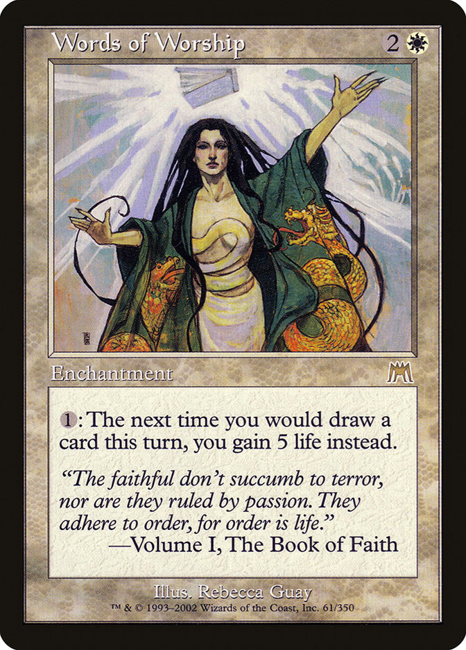 Words of Worship [Onslaught] | L.A. Mood Comics and Games