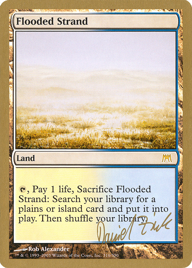 Flooded Strand (Daniel Zink) [World Championship Decks 2003] | L.A. Mood Comics and Games