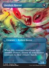 Thing in the Ice // Awoken Horror (Borderless Alternate Art) [Regional Championship Qualifiers 2023] | L.A. Mood Comics and Games