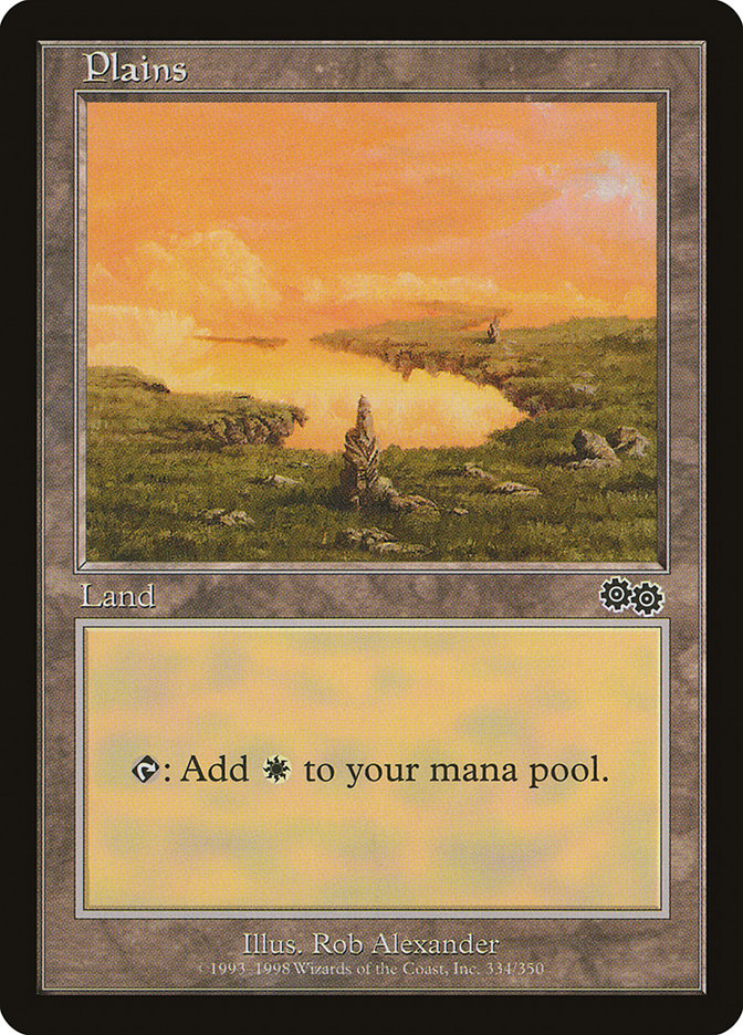 Plains (334) [Urza's Saga] | L.A. Mood Comics and Games