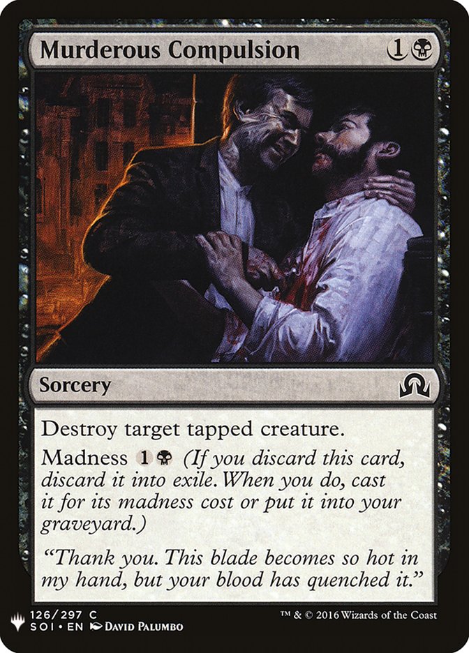 Murderous Compulsion [Mystery Booster] | L.A. Mood Comics and Games