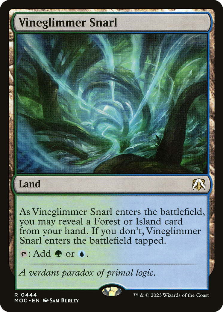 Vineglimmer Snarl [March of the Machine Commander] | L.A. Mood Comics and Games