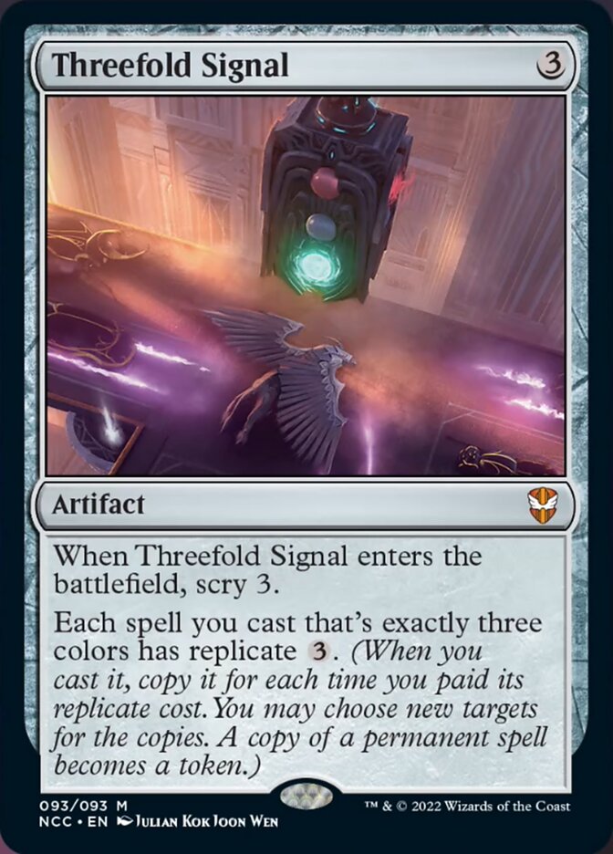 Threefold Signal [Streets of New Capenna Commander] | L.A. Mood Comics and Games