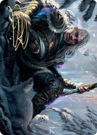 Jorn, God of Winter Art Card (Gold-Stamped Signature) [Kaldheim Art Series] | L.A. Mood Comics and Games