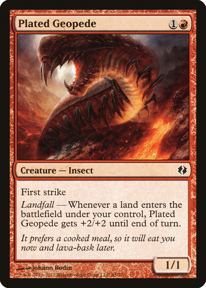 Plated Geopede [Duel Decks: Venser vs. Koth] | L.A. Mood Comics and Games