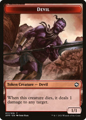 Devil // Mordenkainen Emblem Double-Sided Token [Dungeons & Dragons: Adventures in the Forgotten Realms Tokens] | L.A. Mood Comics and Games