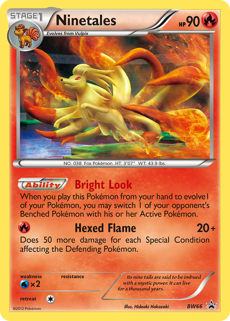 Ninetales (BW66) [Black & White: Black Star Promos] | L.A. Mood Comics and Games