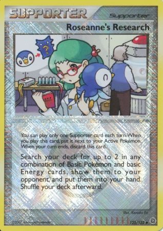 Roseanne's Research (125/132) (League Promos) [Diamond & Pearl: Secret Wonders] | L.A. Mood Comics and Games