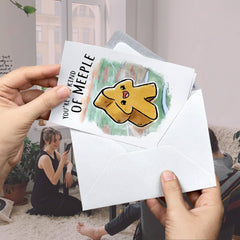 "My Kind of Meeple" Funny Boardgame Nerd Hobby Friend Card | L.A. Mood Comics and Games