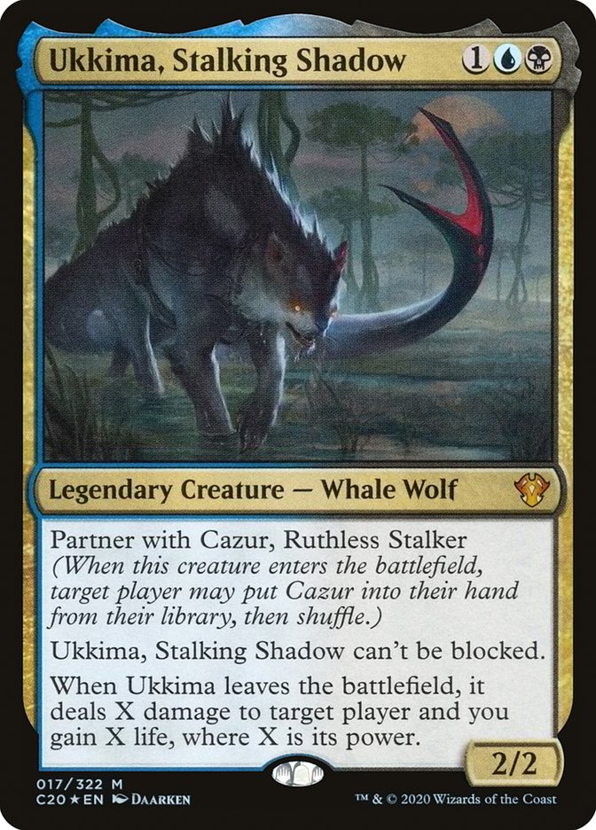 Ukkima, Stalking Shadow [Commander 2020] | L.A. Mood Comics and Games