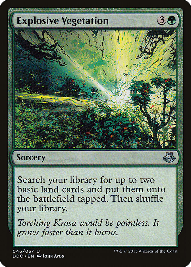 Explosive Vegetation [Duel Decks: Elspeth vs. Kiora] | L.A. Mood Comics and Games