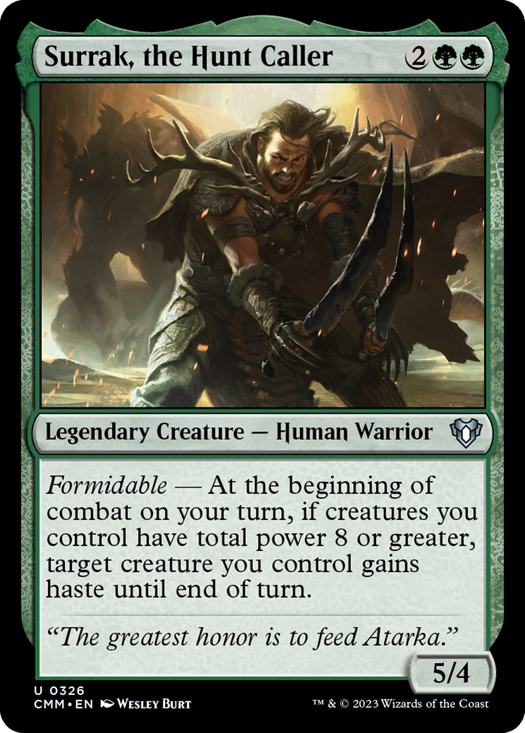 Surrak, the Hunt Caller [Commander Masters] | L.A. Mood Comics and Games