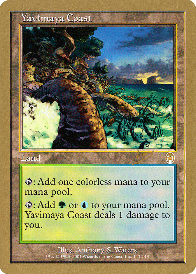 Yavimaya Coast (Raphael Levy) [World Championship Decks 2002] | L.A. Mood Comics and Games