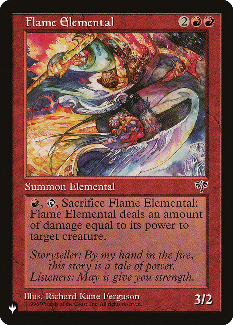 Flame Elemental [The List] | L.A. Mood Comics and Games
