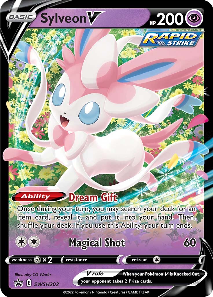 Sylveon V (SWSH202) [Sword & Shield: Black Star Promos] | L.A. Mood Comics and Games